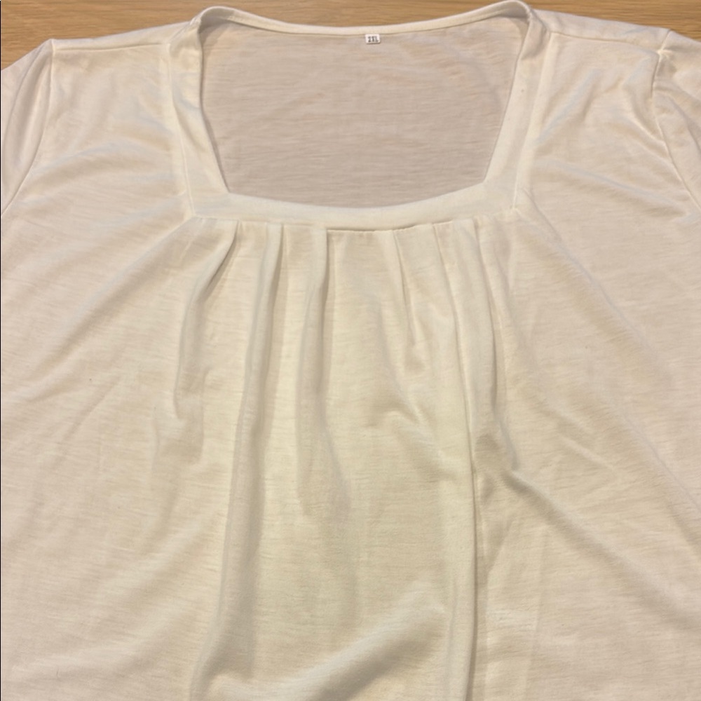 Elegant Cream Women's Top